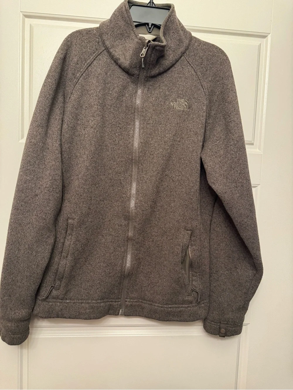 The North Face Kids Brown Full-Zip Fleece Jacket